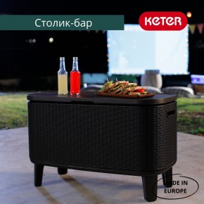Стол Беви Бар (Bevy Bar Large Cool Bar), графит в Пуровске - purovsk.mebel24.online | фото 4