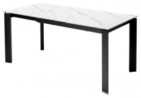 Стол CORNER 120 MATT WHITE MARBLE SOLID CERAMIC / BLACK, ®DISAUR в Пуровске - purovsk.mebel24.online | фото 6