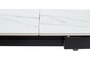 Стол CORNER 120 MATT WHITE MARBLE SOLID CERAMIC / BLACK, ®DISAUR в Пуровске - purovsk.mebel24.online | фото 8