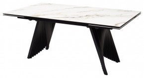 Стол IVAR 180 MARBLES KL-188 Контрастный мрамор, итальянская керамика, ®DISAUR в Пуровске - purovsk.mebel24.online | фото 1