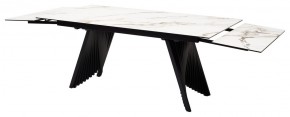 Стол IVAR 180 MARBLES KL-188 Контрастный мрамор, итальянская керамика, ®DISAUR в Пуровске - purovsk.mebel24.online | фото 9
