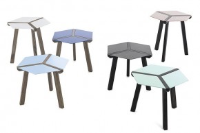 Стол журн. ESA 07.35 M318 light  blu/ L002 oak spessart в Пуровске - purovsk.mebel24.online | фото