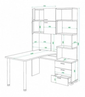 Стол компьютерный Домино нельсон СР-500М140 в Пуровске - purovsk.mebel24.online | фото 3