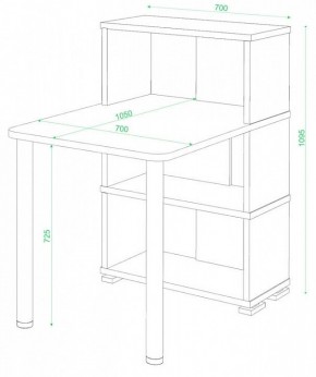 Стол компьютерный Домино СБ-10М/3 в Пуровске - purovsk.mebel24.online | фото 2