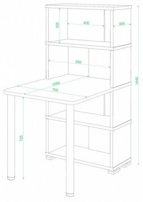 Стол компьютерный Домино СБ-10М/4 в Пуровске - purovsk.mebel24.online | фото 2