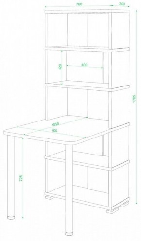 Стол компьютерный Домино СБ-10М/5 в Пуровске - purovsk.mebel24.online | фото 2