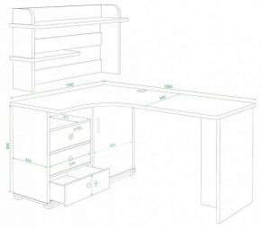 Стол компьютерный Домино СР-165 в Пуровске - purovsk.mebel24.online | фото 2