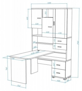 Стол компьютерный Домино СР-620/180 в Пуровске - purovsk.mebel24.online | фото 2