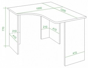 Стол письменный Домино Lite СКЛ-Угл120 в Пуровске - purovsk.mebel24.online | фото 3