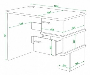 Стол письменный Домино СД-15С в Пуровске - purovsk.mebel24.online | фото 4