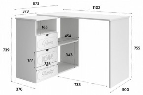 Стол письменный ДримСтар ДС-5 в Пуровске - purovsk.mebel24.online | фото 7