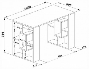 Стол письменный СПм-15 в Пуровске - purovsk.mebel24.online | фото 2