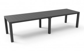 Стол раскладной Джули (Julie Double table 2 configurations) Графит в Пуровске - purovsk.mebel24.online | фото 4