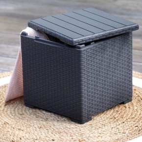 Стол с функцией хранения Виго (Vigo storage box) графит в Пуровске - purovsk.mebel24.online | фото 1