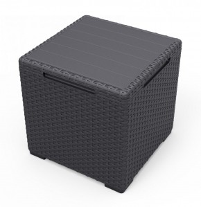 Стол с функцией хранения Виго (Vigo storage box) графит в Пуровске - purovsk.mebel24.online | фото 2