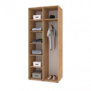 СТОУН С22 Шкаф 2-х створчатый (золотой дуб/графит) в Пуровске - purovsk.mebel24.online | фото 3