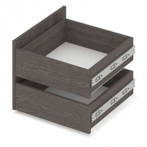 СТОУН С23 Шкаф 2-х створчатый с ящиками (анкор темный/анкор светлый) в Пуровске - purovsk.mebel24.online | фото 5