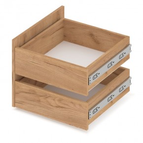 СТОУН С41 Шкаф 4-х створчатый с ящиками (дуб золотой/графит) в Пуровске - purovsk.mebel24.online | фото 5