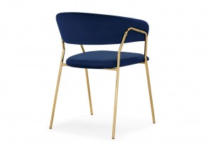 Стул на металлокаркасе Kamelia 1 dark blue / gold в Пуровске - purovsk.mebel24.online | фото 4