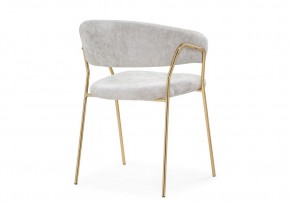 Стул на металлокаркасе Kamelia 1 light gray fabric / gold в Пуровске - purovsk.mebel24.online | фото 5