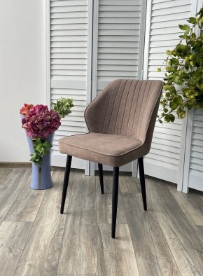 Стул VENA, цвет B5 Капучино, велюр / черный каркас М-City в Пуровске - purovsk.mebel24.online | фото 3