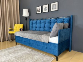 СВЕТЛАНА 3 Кровать линейная (Синий) в Пуровске - purovsk.mebel24.online | фото 2