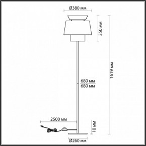 Торшер Odeon Light Kressa 4992/1F в Пуровске - purovsk.mebel24.online | фото 4