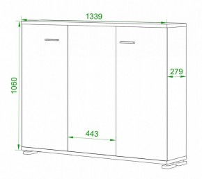 Тумба Домино нельсон ПУ-60-4 в Пуровске - purovsk.mebel24.online | фото 2