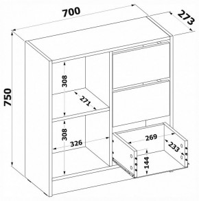Тумба комбинированная Т-1 в Пуровске - purovsk.mebel24.online | фото 4