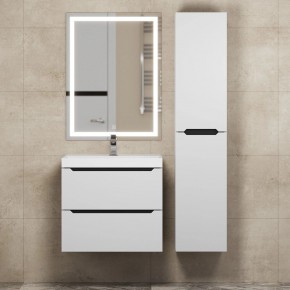 Тумба под раковину Uperwood Tanos 60 см, подвесная, белая/графит в Пуровске - purovsk.mebel24.online | фото 13