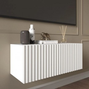 Тумба подвесная под ТВ LINES MTV1-MA 750 Белый матовый (Белый-M 10.1.2) в Пуровске - purovsk.mebel24.online | фото 1