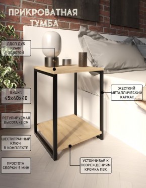 Тумба прикроватная "Лофт" (Лф.Т-2) в Пуровске - purovsk.mebel24.online | фото 4
