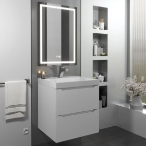 Тумба с раковиной Uperwood Tanos 50 см, подвесная, белая матовая в Пуровске - purovsk.mebel24.online | фото