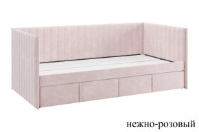 ТВИКС Кровать (софа) с ящиками 900 (нежно-розовый) в Пуровске - purovsk.mebel24.online | фото